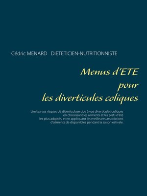 cover image of Menus d'été pour les diverticules coliques